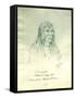 Portrait of Looking Glass Apash-Wa-Hay-Ikt Chief of the Nez Perce Indians-Gustav Sohon-Framed Stretched Canvas