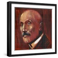 Portrait of Lorand Eotvos (Budapest, 1848-Budapest, 1919), Hungarian Physicist, Painting-null-Framed Giclee Print