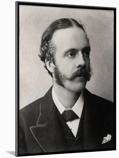 Portrait of Lord Arthur James Balfour (1848-1930), British politician and statesman-French Photographer-Mounted Giclee Print