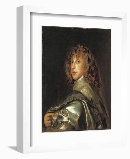 Portrait of Lord Bernard Stuart after Van Dyck, 1760S-Thomas Gainsborough-Framed Giclee Print