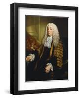 Portrait of Lord Bowes of Clonlyon Three-Length in Lord Chancellor's Robes, 18th Century-Stephen Slaughter-Framed Giclee Print