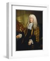 Portrait of Lord Bowes of Clonlyon Three-Length in Lord Chancellor's Robes, 18th Century-Stephen Slaughter-Framed Giclee Print