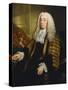 Portrait of Lord Bowes of Clonlyon Three-Length in Lord Chancellor's Robes, 18th Century-Stephen Slaughter-Stretched Canvas