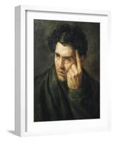 Portrait of Lord Byron (1788-1824)-Théodore Géricault-Framed Giclee Print