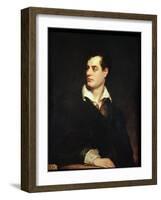 Portrait of Lord Byron-Thomas Phillips-Framed Giclee Print