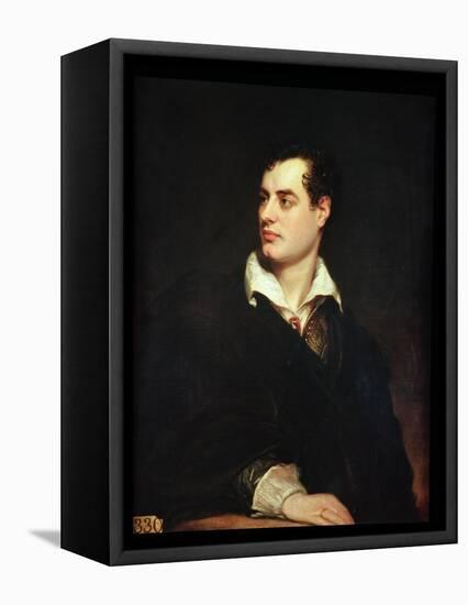 Portrait of Lord Byron-Thomas Phillips-Framed Stretched Canvas