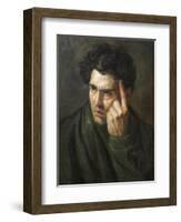 Portrait of Lord Byron-Théodore Géricault-Framed Giclee Print