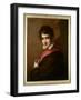 Portrait of Lord George Byron (oil on canvas)-Vincenzo Camuccini-Framed Giclee Print