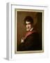 Portrait of Lord George Byron (oil on canvas)-Vincenzo Camuccini-Framed Giclee Print