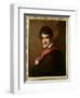 Portrait of Lord George Byron (oil on canvas)-Vincenzo Camuccini-Framed Giclee Print