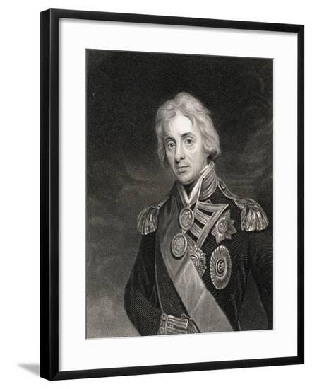 Portrait of Lord Horatio Nelson (1758-1805)--Framed Giclee Print