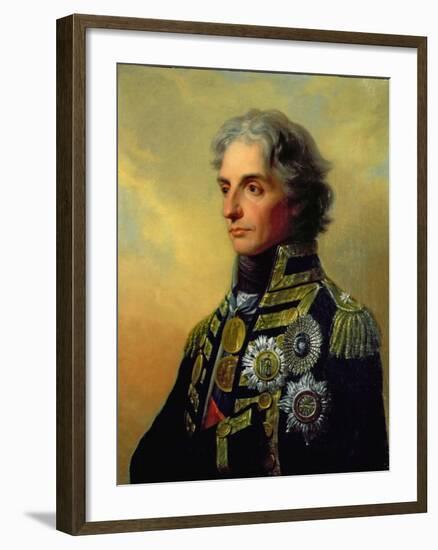 Portrait of Lord Horatio Nelson-Friedrich Heinrich Fuger-Framed Giclee Print