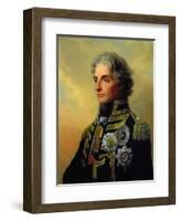 Portrait of Lord Horatio Nelson-Friedrich Heinrich Fuger-Framed Giclee Print