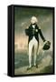 Portrait of Lord Nelson with Santa Cruz Beyond-Lemuel Francis Abbott-Framed Stretched Canvas
