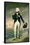 Portrait of Lord Nelson with Santa Cruz Beyond-Lemuel Francis Abbott-Framed Stretched Canvas