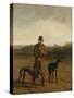 Portrait of Lord Rivers with Two Greyhounds, c.1825-Jacques Laurent Agasse-Stretched Canvas