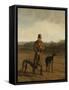 Portrait of Lord Rivers with Two Greyhounds, C.1825-Jacques-Laurent Agasse-Framed Stretched Canvas