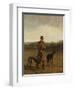 Portrait of Lord Rivers with Two Greyhounds, C.1825-Jacques-Laurent Agasse-Framed Giclee Print