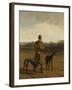 Portrait of Lord Rivers with Two Greyhounds, C.1825-Jacques-Laurent Agasse-Framed Giclee Print