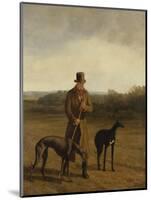 Portrait of Lord Rivers with Two Greyhounds, c.1825-Jacques Laurent Agasse-Mounted Giclee Print