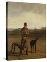 Portrait of Lord Rivers with Two Greyhounds, c.1825-Jacques Laurent Agasse-Stretched Canvas