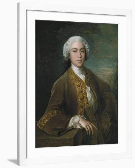 Portrait of Lord Trimelston, 1744-Philippe Mercier-Framed Giclee Print