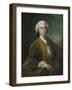 Portrait of Lord Trimleston, Half Length, in a Brown Coat, Leaning on a Ledge, in a Landscape, 1744-Cristofano Allori-Framed Giclee Print