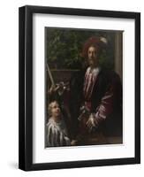 Portrait of Lorenzo Cybo, 1523-Parmigianino-Framed Giclee Print