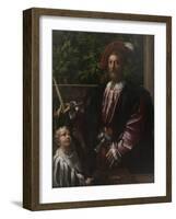 Portrait of Lorenzo Cybo, 1523-Parmigianino-Framed Giclee Print