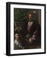 Portrait of Lorenzo Cybo, 1523-Parmigianino-Framed Giclee Print