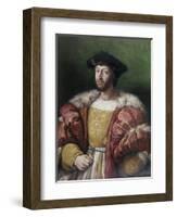 Portrait of Lorenzo De'Medici-Raphael-Framed Giclee Print