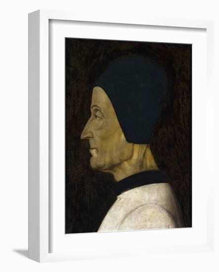 Portrait of Lorenzo Giustiniani (1383-1456) (Saint Laurent Justinien) - Par Bellini, Gentile (Ca. 1-Gentile Bellini-Framed Giclee Print