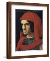 Portrait of Lorenzo the Magnificent-Agnolo Bronzino-Framed Giclee Print