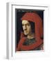 Portrait of Lorenzo the Magnificent-Agnolo Bronzino-Framed Giclee Print