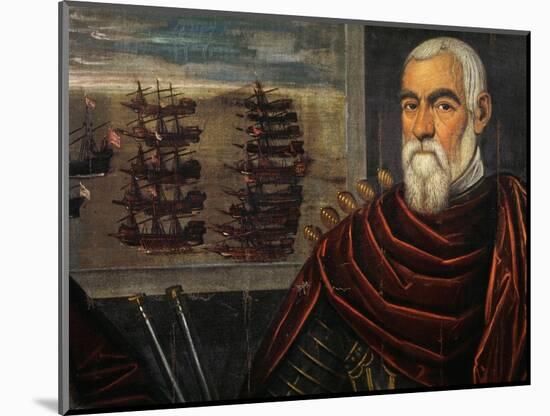 Portrait of Lorenzo Venier, Captain General of Sea of Venetian Republic-null-Mounted Giclee Print