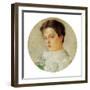 Portrait of Lotte Krieser-Isidor Kaufmann-Framed Art Print