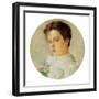 Portrait of Lotte Krieser-Isidor Kaufmann-Framed Art Print