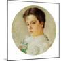 Portrait of Lotte Krieser-Isidor Kaufmann-Mounted Art Print