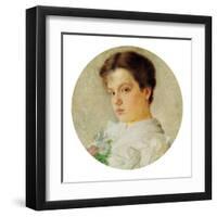 Portrait of Lotte Krieser-Isidor Kaufmann-Framed Art Print