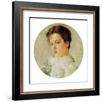 Portrait of Lotte Krieser-Isidor Kaufmann-Framed Art Print