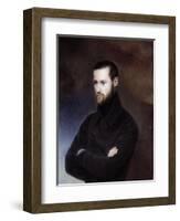 Portrait of Louis-Auguste Blanqui - by Amelie Serre-null-Framed Giclee Print