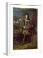 Portrait of Louis Auguste de Bourbon-Francois de Troy-Framed Giclee Print