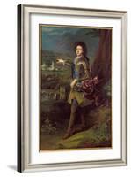 Portrait of Louis Auguste de Bourbon-Francois de Troy-Framed Giclee Print