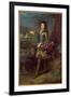 Portrait of Louis Auguste de Bourbon-Francois de Troy-Framed Giclee Print