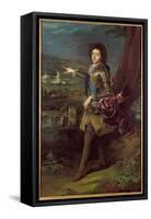 Portrait of Louis Auguste de Bourbon-Francois de Troy-Framed Stretched Canvas