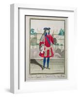 Portrait of Louis Auguste de Bourbon-null-Framed Giclee Print