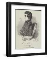 Portrait of Louis Blanc-Count Alfred D'Orsay-Framed Giclee Print