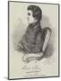 Portrait of Louis Blanc-Count Alfred D'Orsay-Mounted Giclee Print