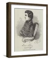 Portrait of Louis Blanc-Count Alfred D'Orsay-Framed Giclee Print