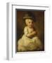 Portrait of Louis Bonomi (1777-1784), Seated Full Length, in a White Dress and Plumed Hat-Angelica Kauffmann-Framed Giclee Print